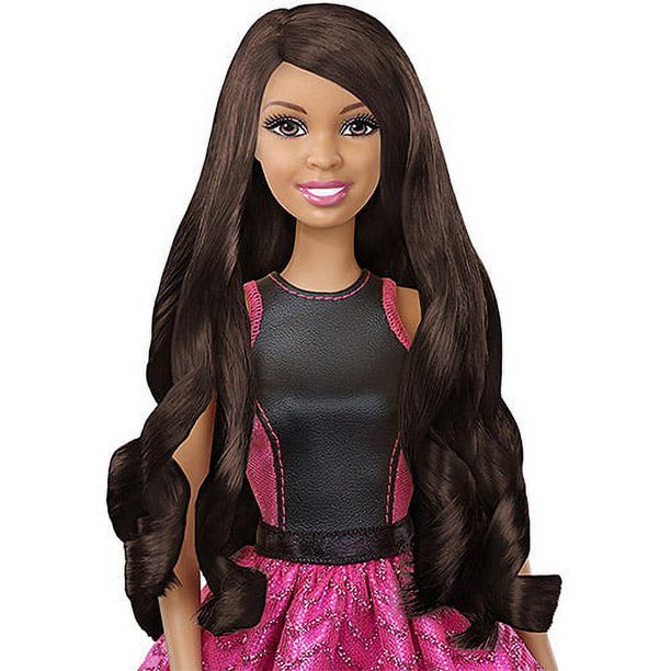 Milk Barbie doll コート ブラック Barbie Endless Curls Nikki Doll - Walmart Business Supplies