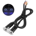 thumbnail image 1 of LED Motorcycle Switch ON-Off Headlight Fog Light Handlebar  Waterproof Switches Button 12V Stainless Steel Motorcycle Handlebar Switch, 1 of 8