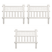 Image Result For Ideas To Decorate A White Vinyl Fence Vinyl Fence White Vinyl Fence Backyard Fences