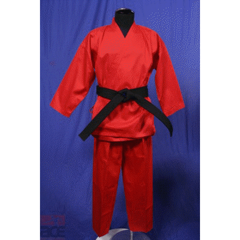 Pine Tree Heavy Weight Karate Uniform 14 oz - Red