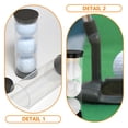 thumbnail image 5 of Golf Ball Tube and Barrel PC Transparent Round Plastic Packaging Box 2pcs (4.5*13.5cm) Golfs Holder Balls Pvc, 5 of 6