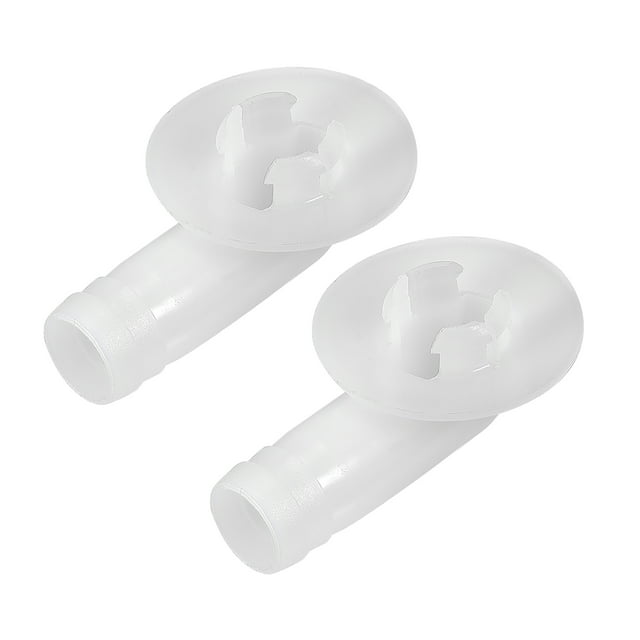 Conector de manguera de drenaje de aire acondicionado, accesorio en ángulo para unidades mini-split y unidades de ventana AC 18 mm 2 Pcs
