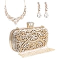 thumbnail image 1 of Bolso de mano DA BODAN para mujer con cristales brillantes, 1 of 9