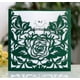 thumbnail image 3 of Tarjeta cuadrada de bolsillo con flores cortadas con láser para invitaciones de boda, tarjeta de felicitación personalizada, suministros de bautismo y fiesta de cumpleaños, 25 piezas, 3 of 4