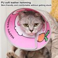 thumbnail image 3 of LiMimmuu Collier pour Chats Attache Collier pour Chat Collier pour Animaux Réglable Confortable Motif Dessin Animé Cône de Récupération avec Attache, 3 of 7