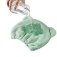 thumbnail image 5 of Tyidzon Green Hair Towel Wrap for Women, Soft Absorbent Quick Dry Shower Cap for Long and Short Hairs, Turbans for Women, Wet and Curly Hair Wrap Towels, 5 of 6