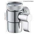 thumbnail image 3 of 2.17 x 0.79In Faucet Adapter Splitter Diverter Valve | Alloy Construction | Wear-Resistant Rust-Resistant | 1/4 Turn Easy Operation,For Kitchen Bathroom Sink, 3 of 5