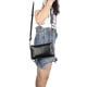 thumbnail image 3 of Bolso bandolera / bandolera de cuero de vaca 100% genuino, 3 of 4