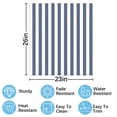 thumbnail image 2 of Aesthetic Pastel Blue and White Vertical Dishwasher Magnet Cover Decorative Sticker for Home Cabinet Kitchen 23" x26", 2 of 5