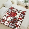 thumbnail image 3 of Flannel Fleece Blanket for Bed & Sofa - Soft Printed Throw Blanket, Fuzzy Blanket & Throw 40x50 Inches, 3 of 6