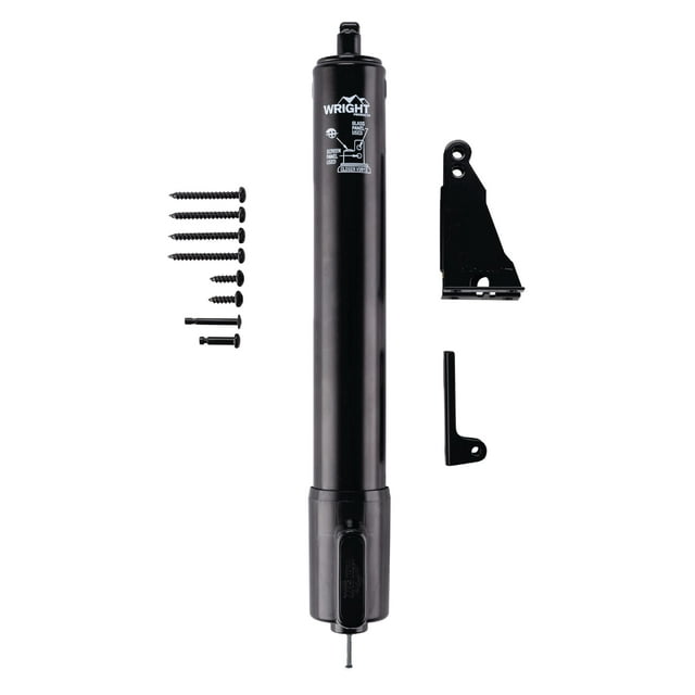 Wright Products V2012BL Cierre neumático Tap-N-Go de alta resistencia, color negro