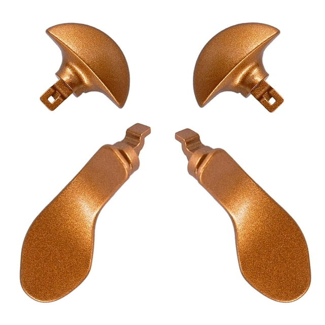 4 Pcs Palettes Arrière en Métal pour Manette DualSense Edge PS5, Pièces de Remplacement Interchangeables pour Manette Sans Fil DualSenseEdge PS5