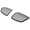 Black, variant on APS Compatible with Pontiac Solstice 2006-2009 Main Upper Stainless Steel Black Mesh Front Grill Grille Insert P75545H
