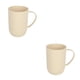 thumbnail image 2 of Cateissary Taza de de trigo, cepillo de de estilo nórdico, taza de agua para cepillado de dientes, soporte de lavado, accesorios Beige 2piezas, 2 of 6