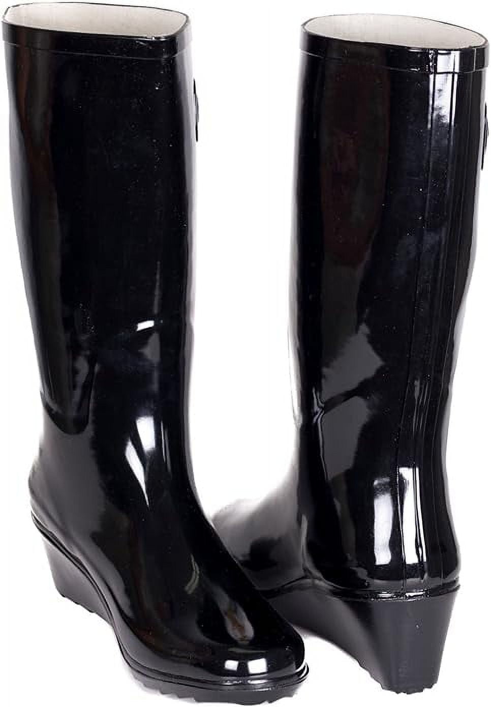 Forever Young Women's Two Tone Tall Rain Boot