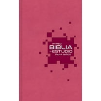 Rvr60 Biblia de Estudio Para Niños, Leathersoft, Rosado: La Biblia Para Niños Más Completa, (Hardcover)