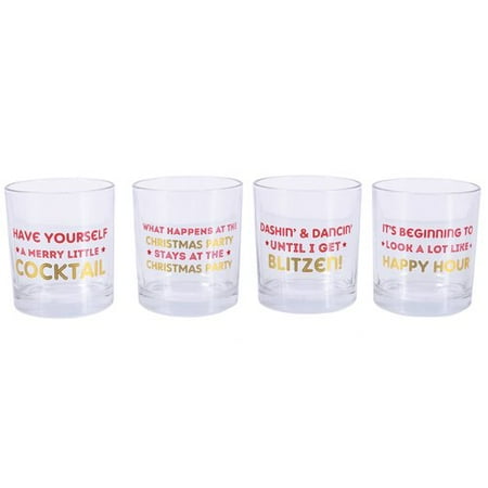 Dei Sparkle And Shine Christmas Tail Sayings Dof 10 Oz Gl Set Dei Sparkle And Shine Christmas Tail Sayings Dof 10 Oz Gl Set