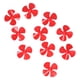 thumbnail image 1 of 10 hélices de plástico de 60 mm con 4 palas, accesorios de hélices para barcos giratorios con orificio de 2 mm, color rojo, 1 of 9