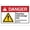 Warning Sign 2, variant on Danger Hazardous Voltage Overhead Sign - 8"x12" Vintage Metal Warning Sign for Home Farm Bar Coffee Shop Club, Power Line Area, Construction Site