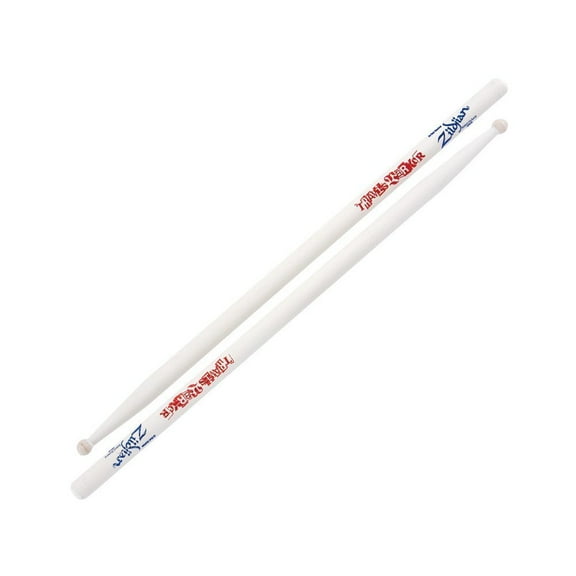 Zildjian ASTB Travis Barker Signature Series Wood Tip Drumsticks - White