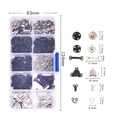 thumbnail image 3 of SUTENGDA 100 Pcs Accessoires de Couture Crochets de Soutien-Gorge à Coudre pour Réparations de Vêtements, 3 of 8