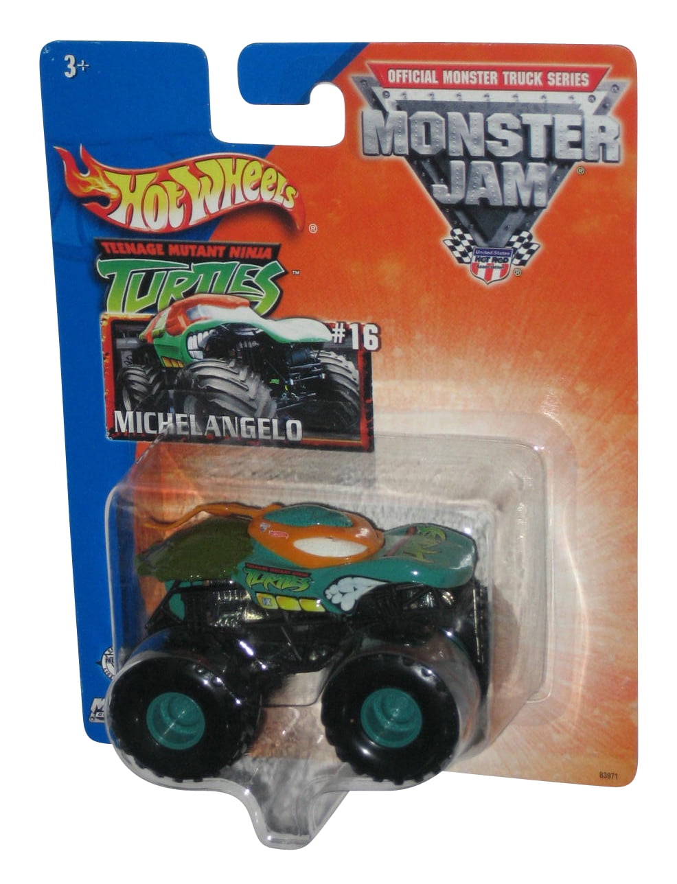 Hot Wheels Monster Jam (2003) Teenage Mutant Ninja Turtles Toy Truck #16 - Walmart.com