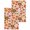 Red, variant on Vintage Boho Floral Kitchen Dish Towels for Drying Dishes Set of 3, Yellow Pink Floral Bohemia Beige Waffle Weave Microfiber Hand Tea Bathroom Towels Quick Dry & Absorbent Towel 12x12