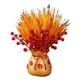thumbnail image 4 of Jarrón de trigo seco con forma de bolsa, frutos rojos, arreglos florales de mesa, decoración floral Dorado, 4 of 9