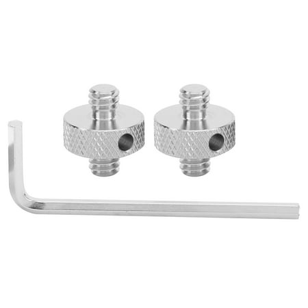 

Camera Double Sided 1/4in Screw 1/4in Male To Male Screw Stainless Steel Portable For Shoulder Rig For Lightstand For Tripod