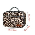 thumbnail image 5 of Leopard Print Tote Lunch Bag, Insulated Lunch Tote, Wave Pattern Design, for Institute, Work, and Picnics, Blue Color, by FAJHHA, 5 of 8
