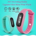 thumbnail image 3 of Fitness Tracker with LCD Display for Step Counting and Calorie Monitoring Wristband Watch, 3 of 5