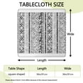 thumbnail image 2 of Elastic Hem Fitted Table Cover 36x36, Square Bohemian Floral Design for Kitchen Dining Room Patio and Outdoor, 2 of 6