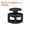 Black, variant on Uxcell Plastic Cord Lock, Double Hole Spring Cords Toggle Stopper Slider Stops Fastener End Clear