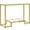Gold, variant on Yaheetech 2-layer Modern Tempered Glass Console Table for Hallway, Gold