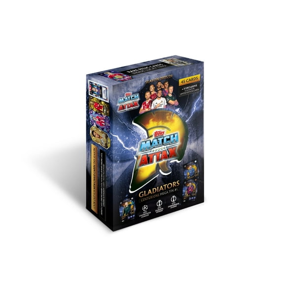 2025-26 Topps Match Attax Champions League Cards - Centurions Mega Tin #1 (48 Cards + 3 LE)