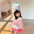 thumbnail image 4 of Vestido de niña Sanrios novedad de verano falda de Hellokitty Kawaii Anime MyMelody sin mangas con tirantes lindo dulce femenino chaleco con forma de corazón falda regalo, 4 of 4