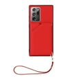 thumbnail image 2 of Back Flip Wallet Case for Samsung Galaxy Note 20 Ultra, Slim Skin Friendly PU Leather Folio Case with Stand Card Slots Magnetic Closure Wrist Strap Phone Cover for Samsung Galaxy Note 20 Ultra,Red, 2 of 11