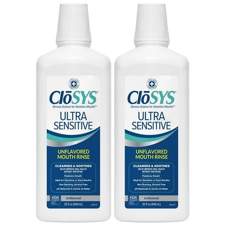 UPC 647692783240 product image for CloSYS Ultra Sensitive Mouthwash  Unflavored Alcohol Free  Dye Free  pH Balanced | upcitemdb.com