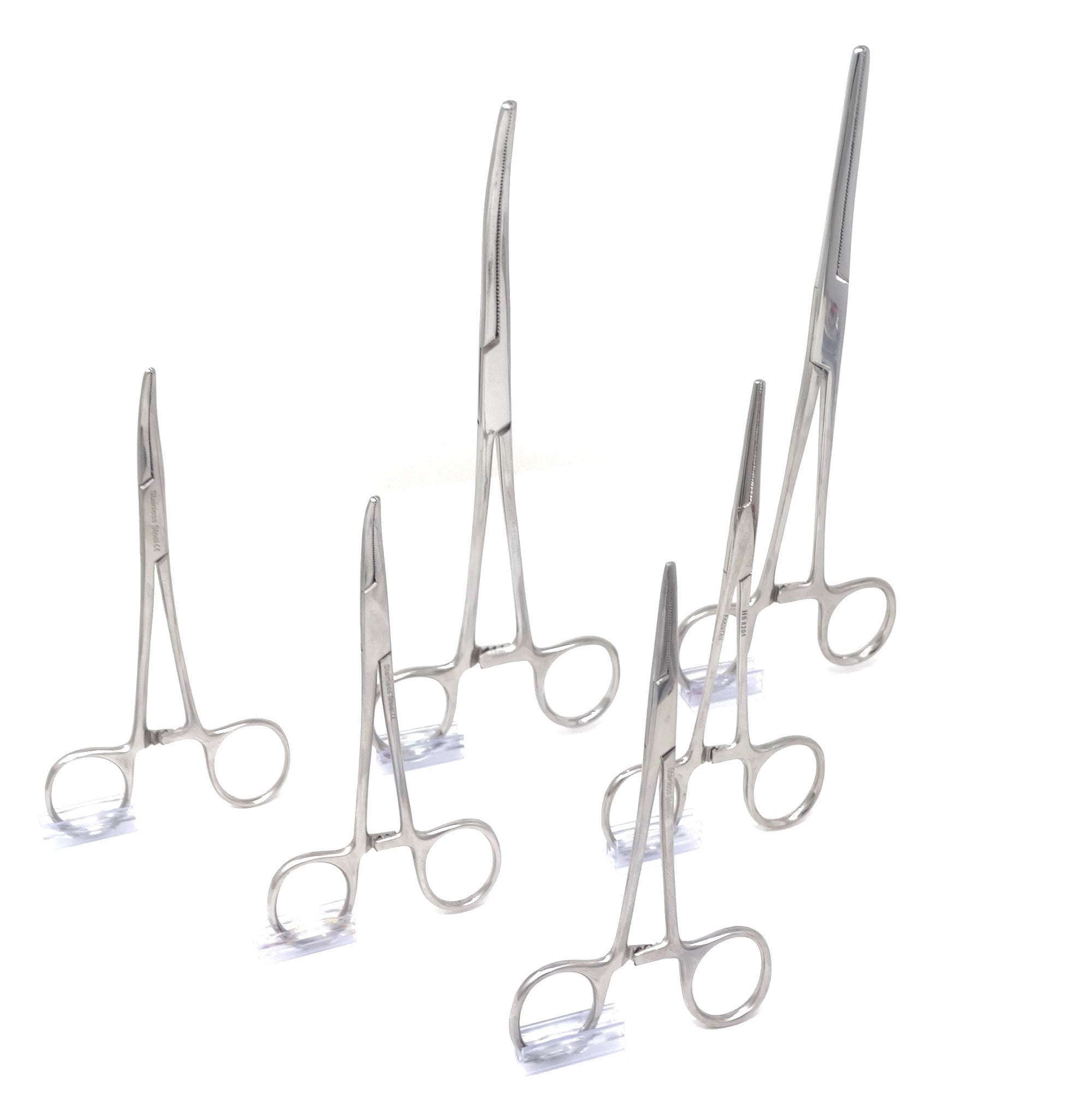 Ultimate Pliers 6 Pc Set Stainless Steel Locking Ratchet Ideal for Hobby, Electronics, Fishing and Taxidermy with Serrated Ends