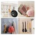 thumbnail image 2 of Ganchos adhesivos Lnkoo para uso general (24 unidades, 22 lb), resistentes, impermeables, reutilizables, sin costuras, para baño, cocina, pared, puerta, techo y más. Ganchos transparentes de alta, 2 of 8