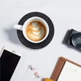 thumbnail image 2 of Maoww 14 pcs Round Felt Coasters with Storage Box Water Absorption Table for Drinks Cups Bar Glass, 2 of 5