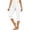 White, variant on QSAWXQZ Women's Capri Dress Pants High Waist Straight Leg Split Hem Stretch Trousers with Pockets Casual Work Bottoms XL