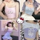 thumbnail image 2 of Camisola de Hello Kitty, camiseta sin mangas Sexy Kawaii Bratz, camiseta de Anime bonita de Hip Hop, ropa Vintage de Rock callejero, camiseta sin mangas, 2 of 4