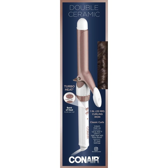 Conair ® Double Ceramic 1" Curling Iron