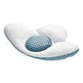 thumbnail image 4 of Almohada lumbar 3D Sunnimix Altura ajustable Cojín Trasero Desmontable Azul 54 cm x 34 cm x 6,5 cm, 4 of 8