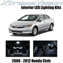 XtremeVision Interior LED for Honda Civic 2006-2012 10 pcs Pure White Interior LED Kit Installation Tool