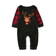 thumbnail image 2 of Pyjamas pour Bébé Bébé Noël Rayé Imprimé Combinaison à Manches Longues Vêtements de Famille Pyjamas Assortis Pyjamas de Noël en Liquidation, 2 of 9