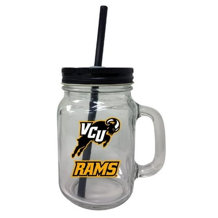 

R & R Imports TBM-C-VCU19 16 oz Virginia Commonwealth Mason Jar Tumbler