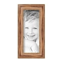 thumbnail image 2 of ArtToFrames 4" x 10" Honey Picture Frame, 4x10 inch Brown Wood Poster Frame (WOM-4085), 3 Pack, 2 of 7