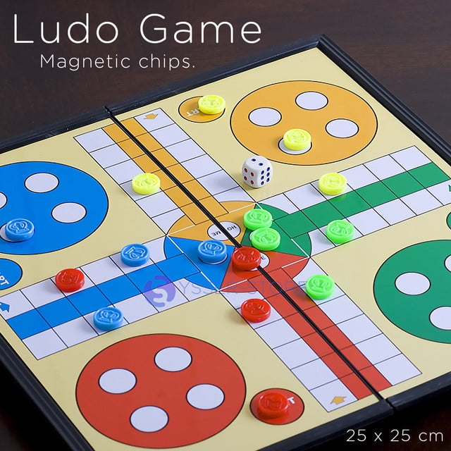 New Ludo For 2 to 6 Players Cardboard Children Kids Family Game With Free Ship 